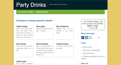 Desktop Screenshot of easypartydrinks.net